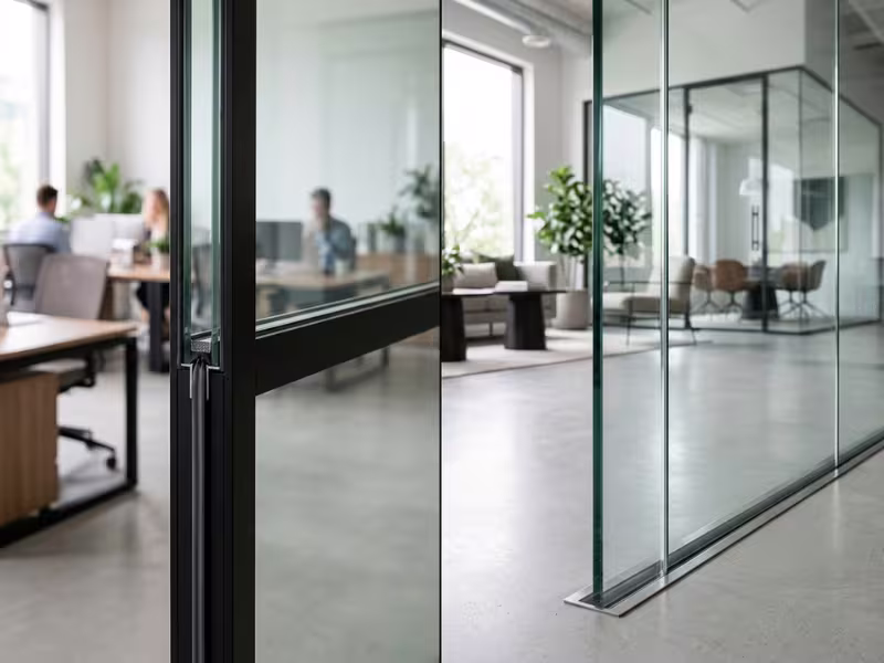 Framed glass profile vs frameless glass joint detail Framed glass profile vs frameless glass joint detail