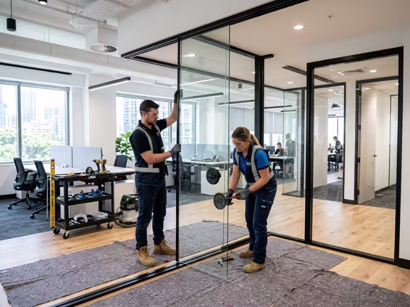 Reconfiguring demountable office partitions Reconfiguring demountable office partitions